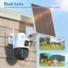 Xorlink Cámara de Seguridad Solar de 4K/8MP, Cámara Exterior Inalámbrica con Vista de 360° - Imagen 7
