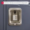 Master Lock Establece Tu Propia Combinación de Palabras. 1-9/16 Pulgadas de Ancho, 643D - Imagen 4