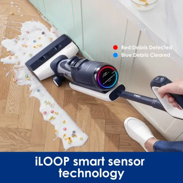 Aspiradora de Pisos Tineco Floor One S5 Extreme Inteligente Inalámbrica y Limpiadora de Superficies Duras Húmedas y Secas
